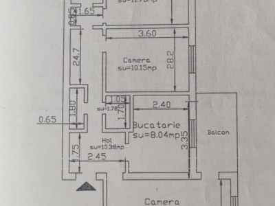 APARTAMENT 3 CAMERE, DECOMANDAT, ETAJ 4 DIN 5, CANTA, MOBILAT SI UTILAT, 1983