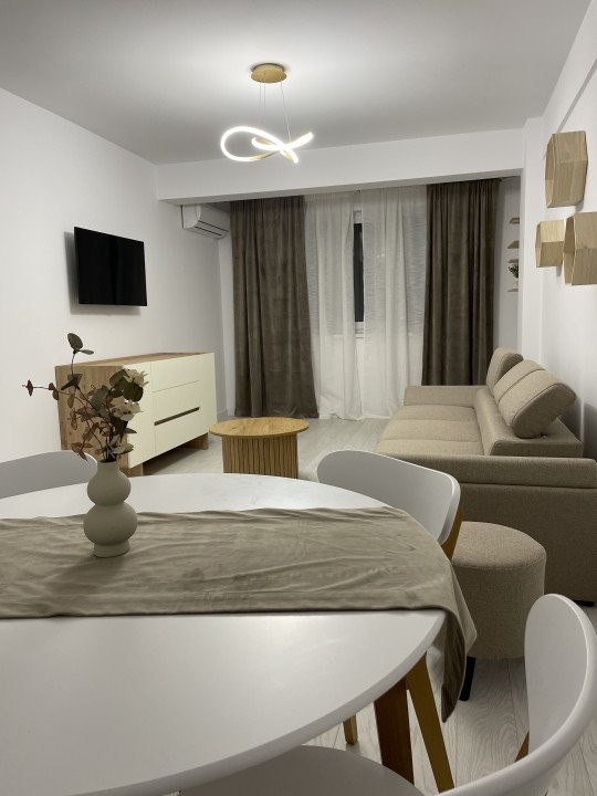 Apartament 2 camere prima chirie utilat+mobilat+loc parcare Popas Pacurari