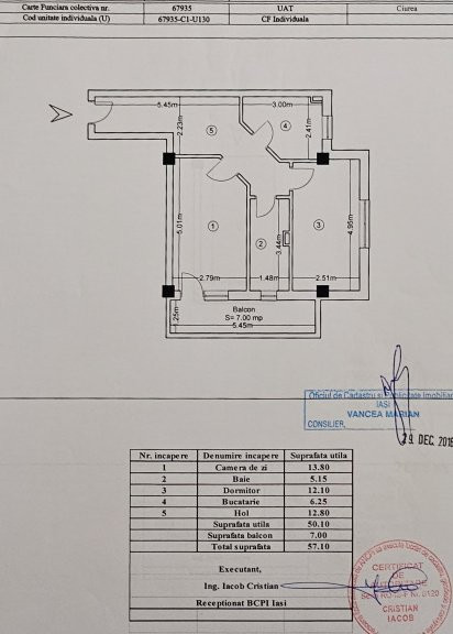 APARTAMENT 3 CAM, DECOMANDAT, 2 NIVELE, GARAJ, BLOC NOU, VISOIANU