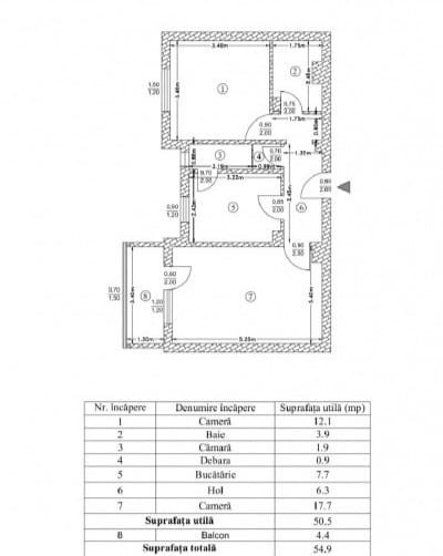 Apartament 2 camere decomandat  Soseaua Nicolina - BRD