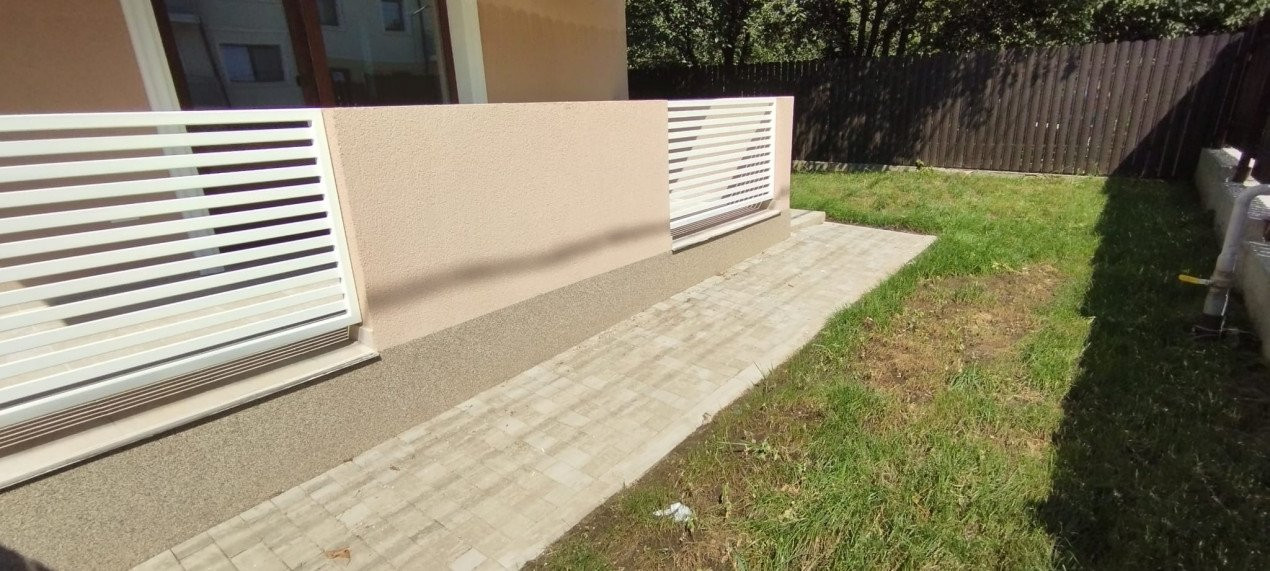 APARTAMENT 3 CAMERE, BLOC TIP VILA, GRADINA 160 MP + TERASA, 2 LOCURI PARCARE