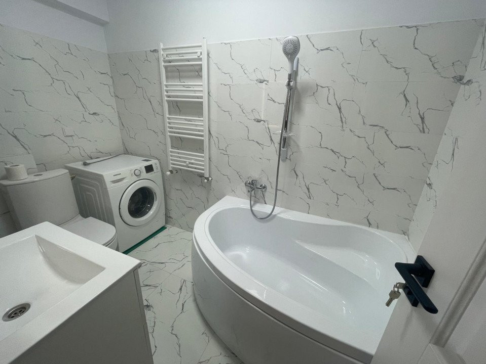 APARTAMENT 2 CAMERE, MOBILAT SI UTILAT,ABSOLUT NOU, LOC DE PARCARE INCLUS!