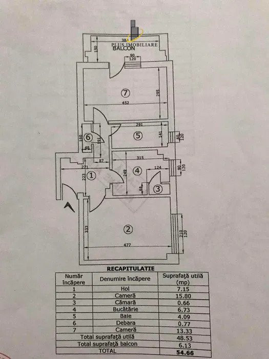 Apartament 2 camere decomandat Pacurari-Pizza Smile-Petru Poni