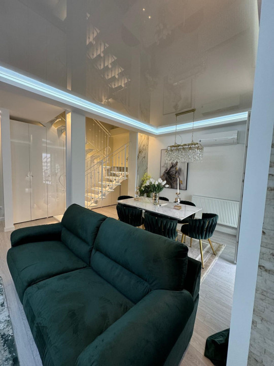 Apartament 3 camere Duplex Lux 128mp mobilat utilat Premium Pacurari-Kaufland 