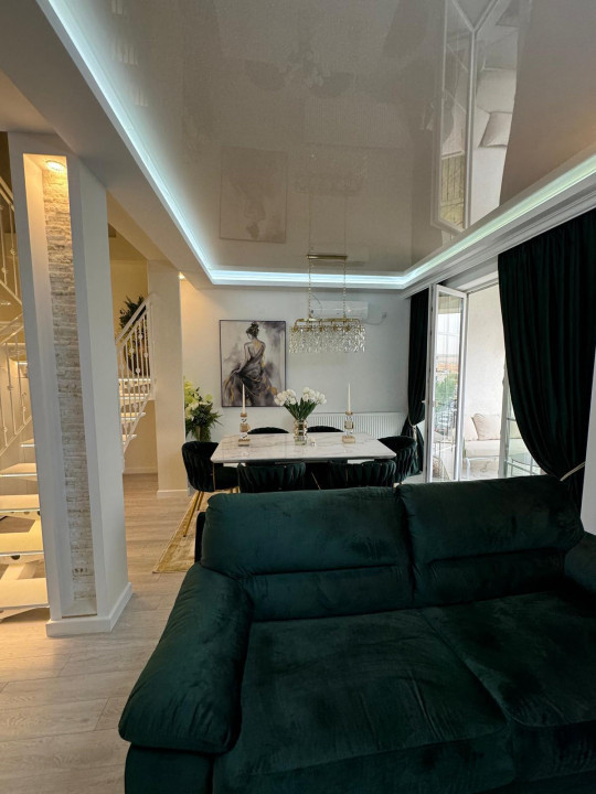 Apartament 3 camere Duplex Lux 128mp mobilat utilat Premium Pacurari-Kaufland 