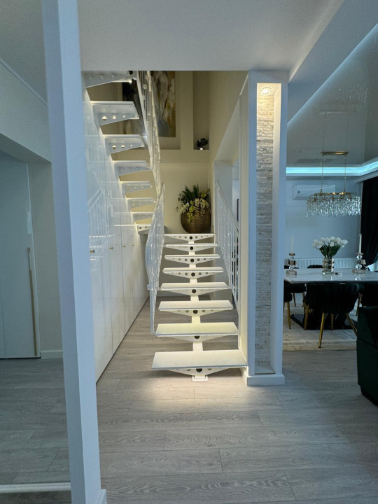 Apartament 3 camere Duplex Lux 128mp mobilat utilat Premium Pacurari-Kaufland 