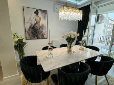 Apartament 3 camere Duplex Lux 128mp mobilat utilat Premium Pacurari-Kaufland 