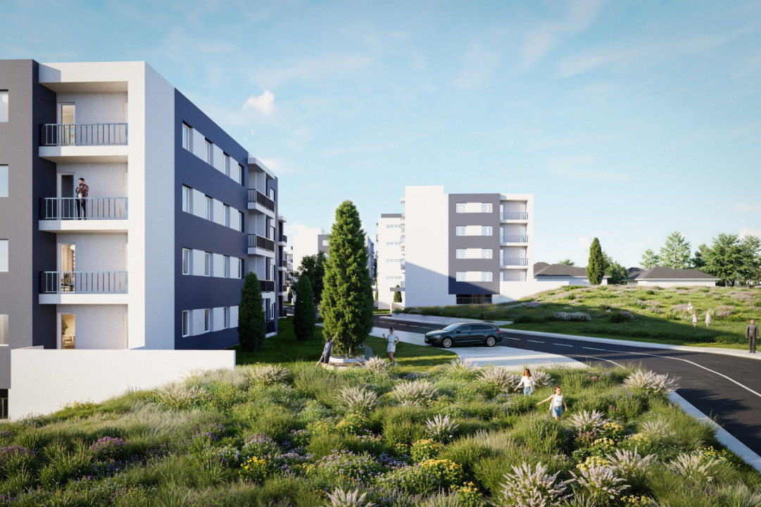 Apartament 1 camera 42mp TVA 21% inclus Valea Adanca-5 drumuri 