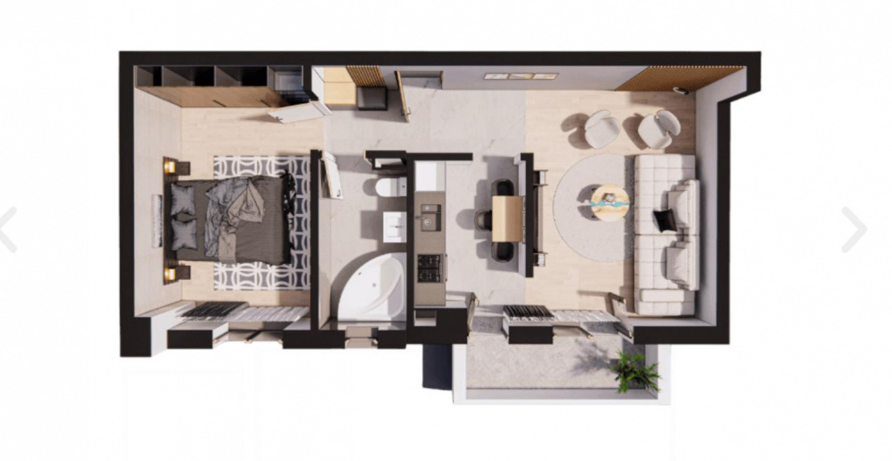 Apartament 2 camere 50mp TVA 21% inclus Pacurari-Kaufland 