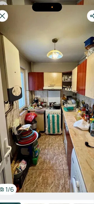 Apartament 2 camere, 41,3 mp, etaj 3/4, fără risc seismic , Podu Ros