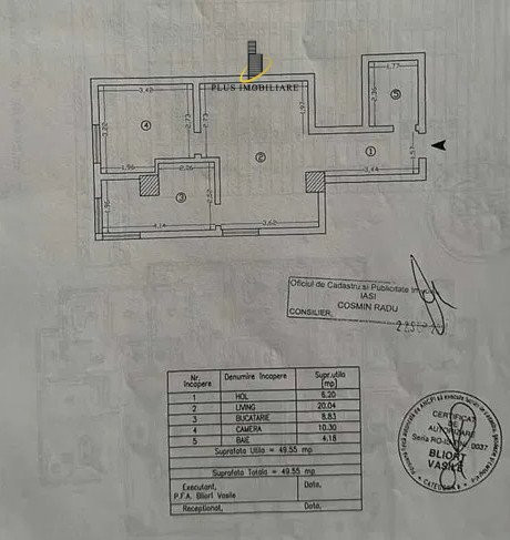 Apartament 2 camere 50mp Concept Residence-Pacurari