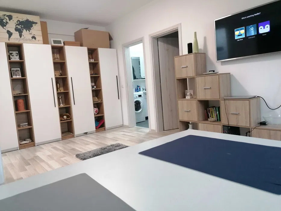 APARTAMENT 2 CAMERE, MOBILAT SI UTILAT, BLOC NOU, POPAS PACURARI
