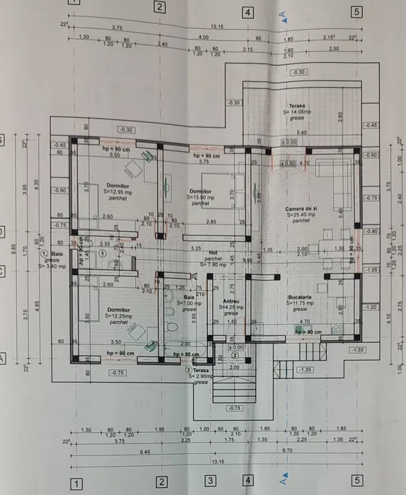 Casa plan parter, BECI si incalzire in pardoseala, Valea Lupului