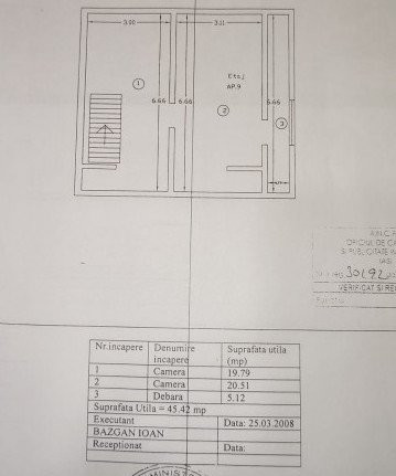 Apartament 3 camere Nicolina-Rond Vechi 101mp +boxa